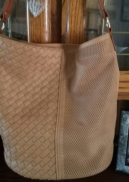 Faux Leather Textured Tote Bag~Purse - Picture 2 of 11